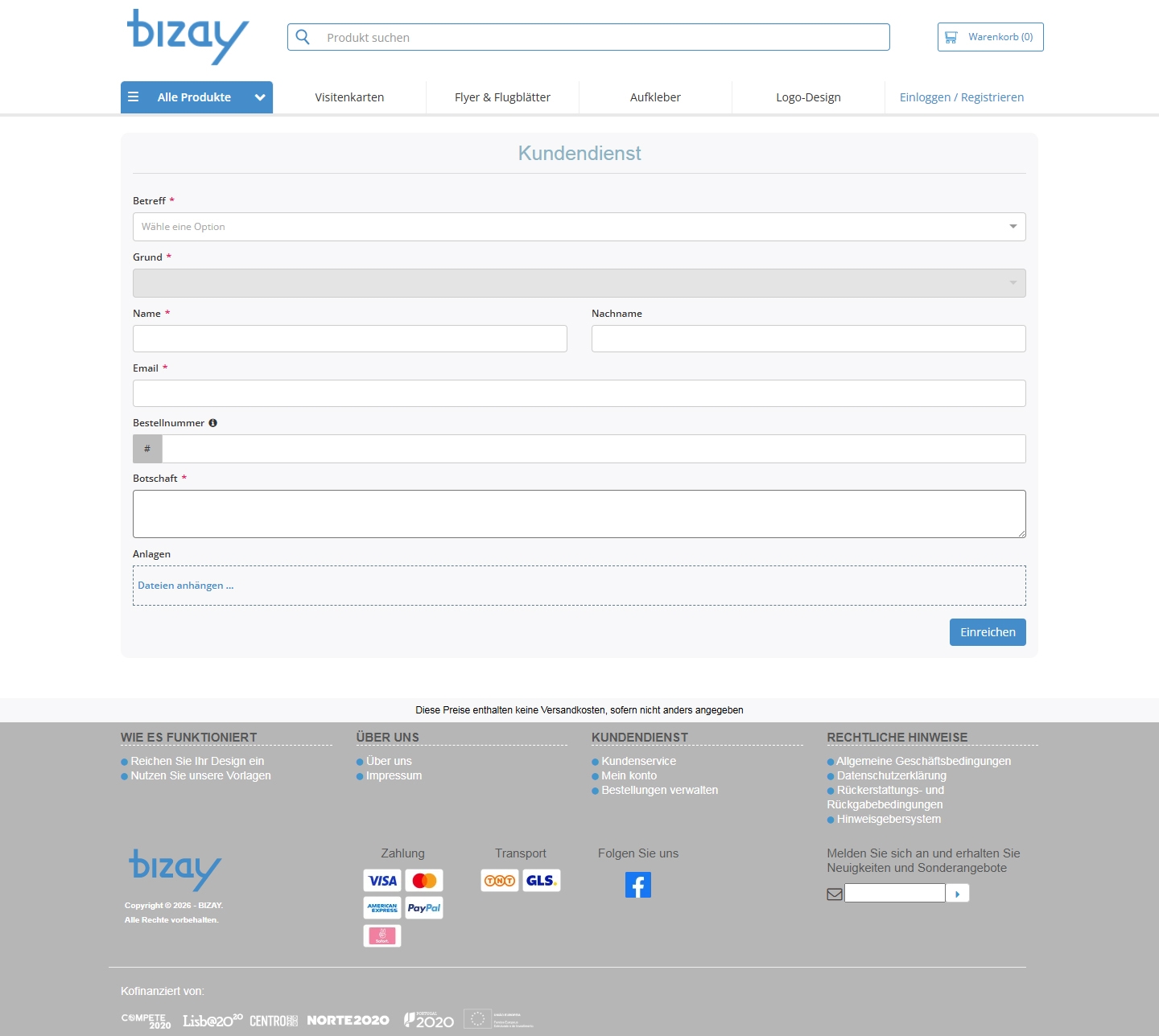bizay Kundenservice, Telefonnummer, Kontakt