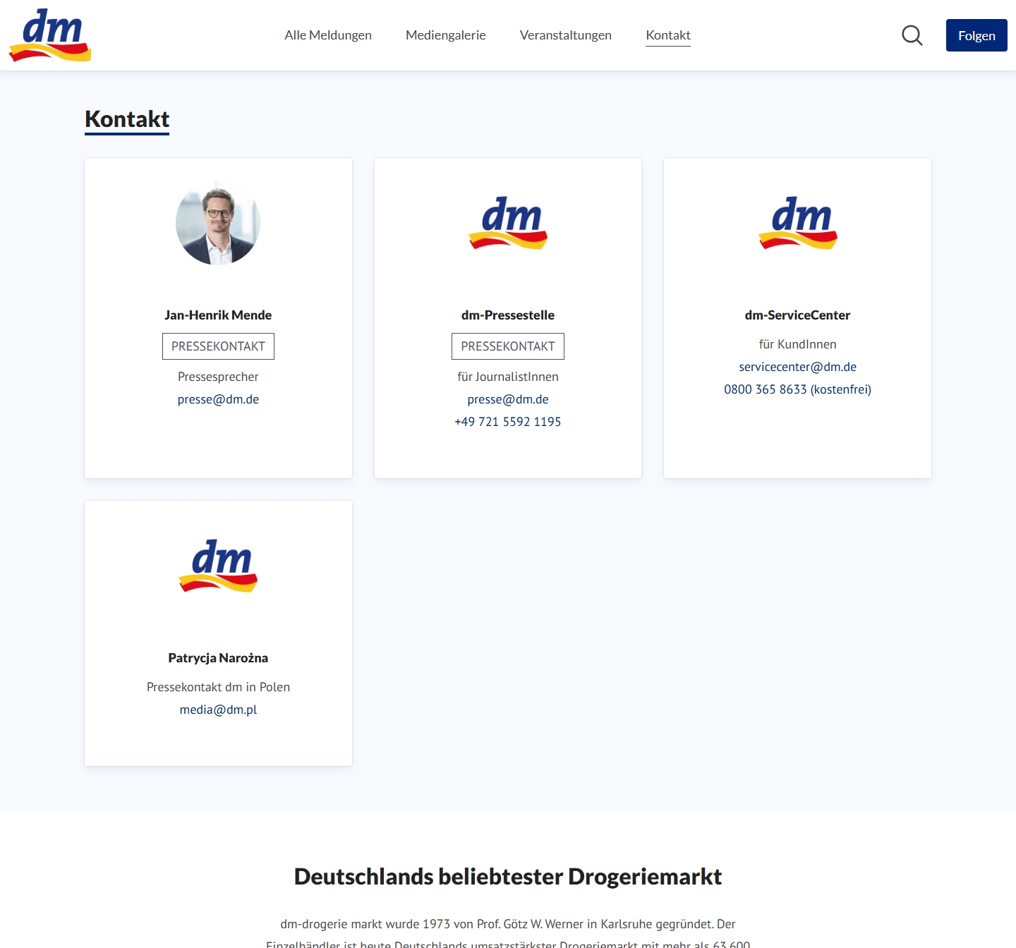 dm Kundenservice, Telefonnummer, Kontakt