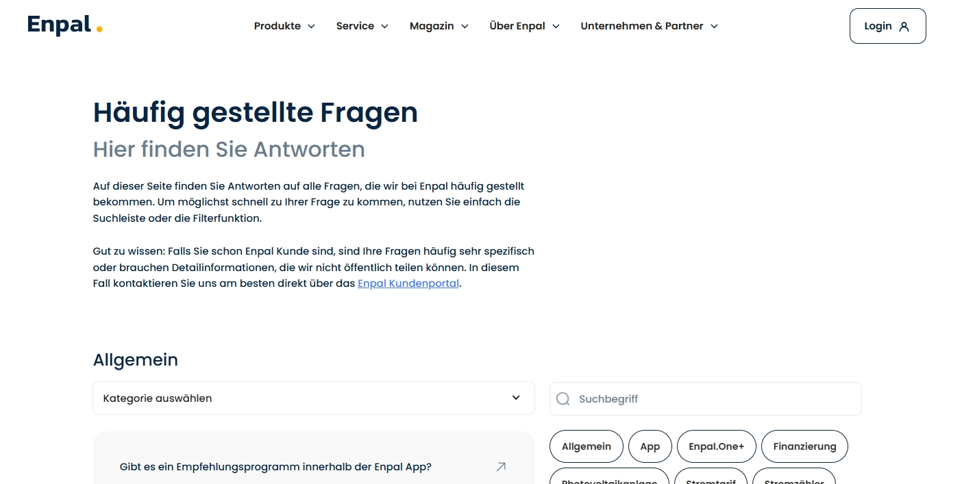 Enpal Kundenservice, Telefonnummer, Kontakt