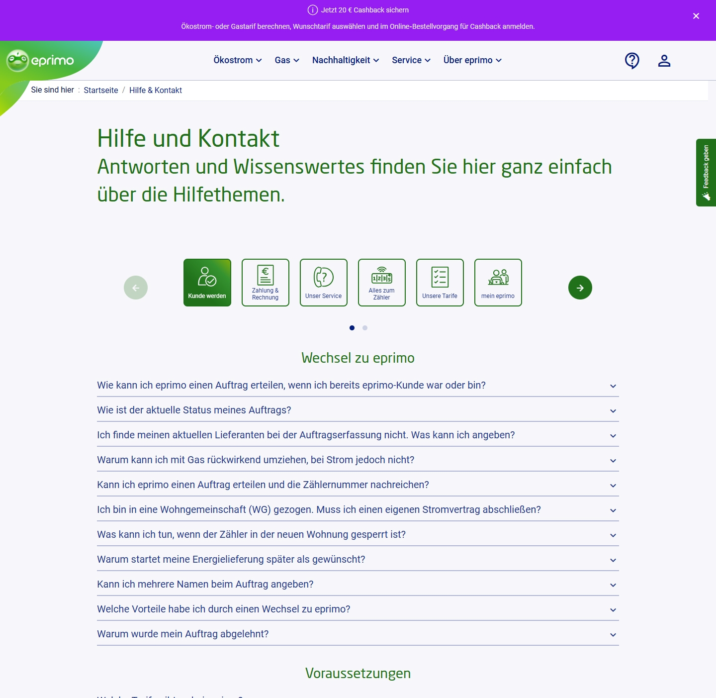 eprimo Kundenservice, Telefonnummer, Kontakt