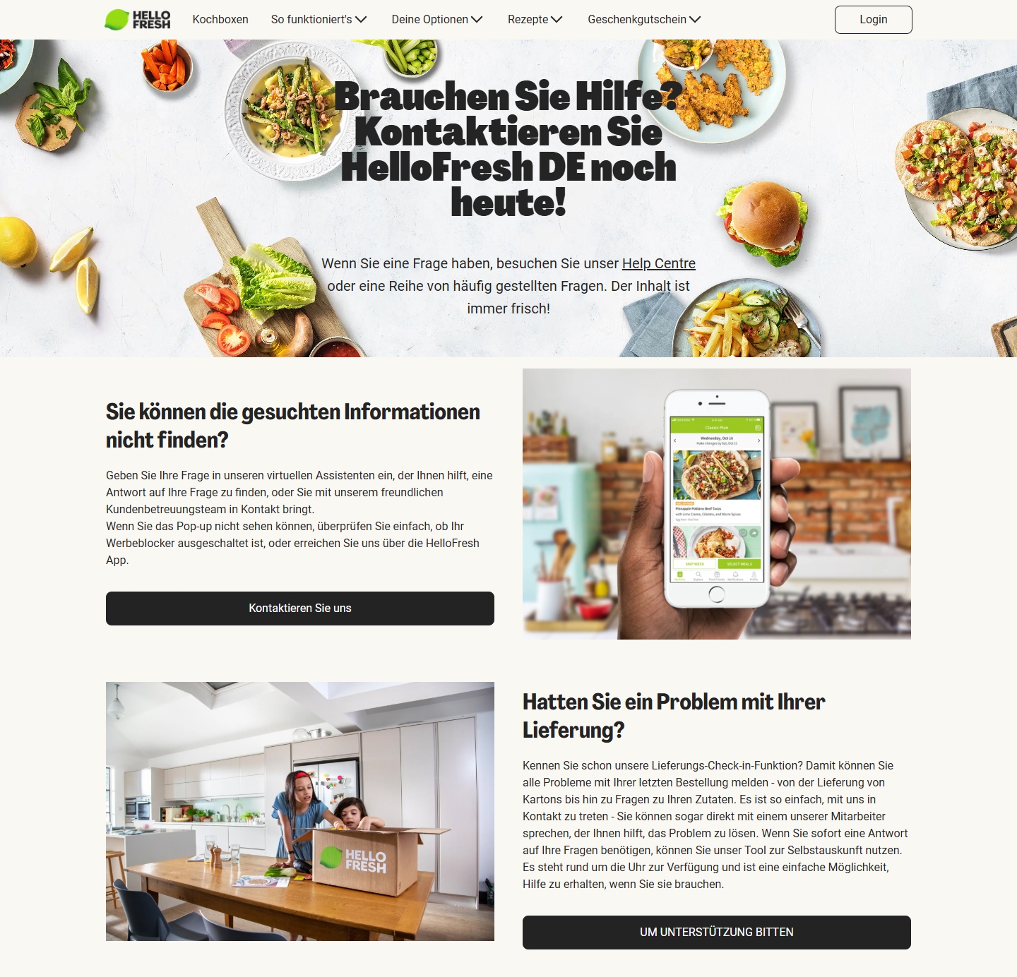 HelloFresh Kundenservice, Telefonnummer, Kontakt