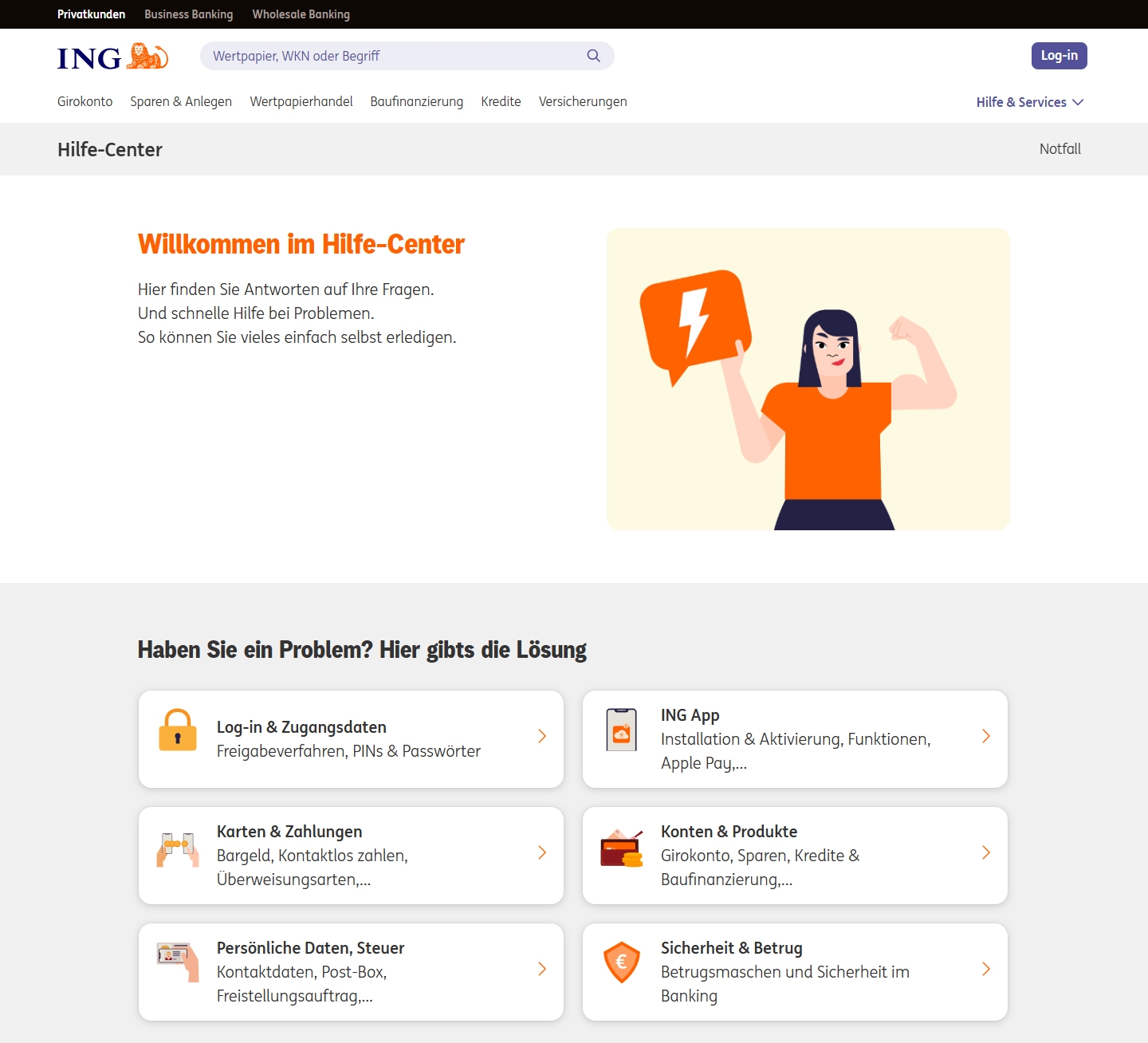 ING Kundenservice, Telefonnummer, Kontakt