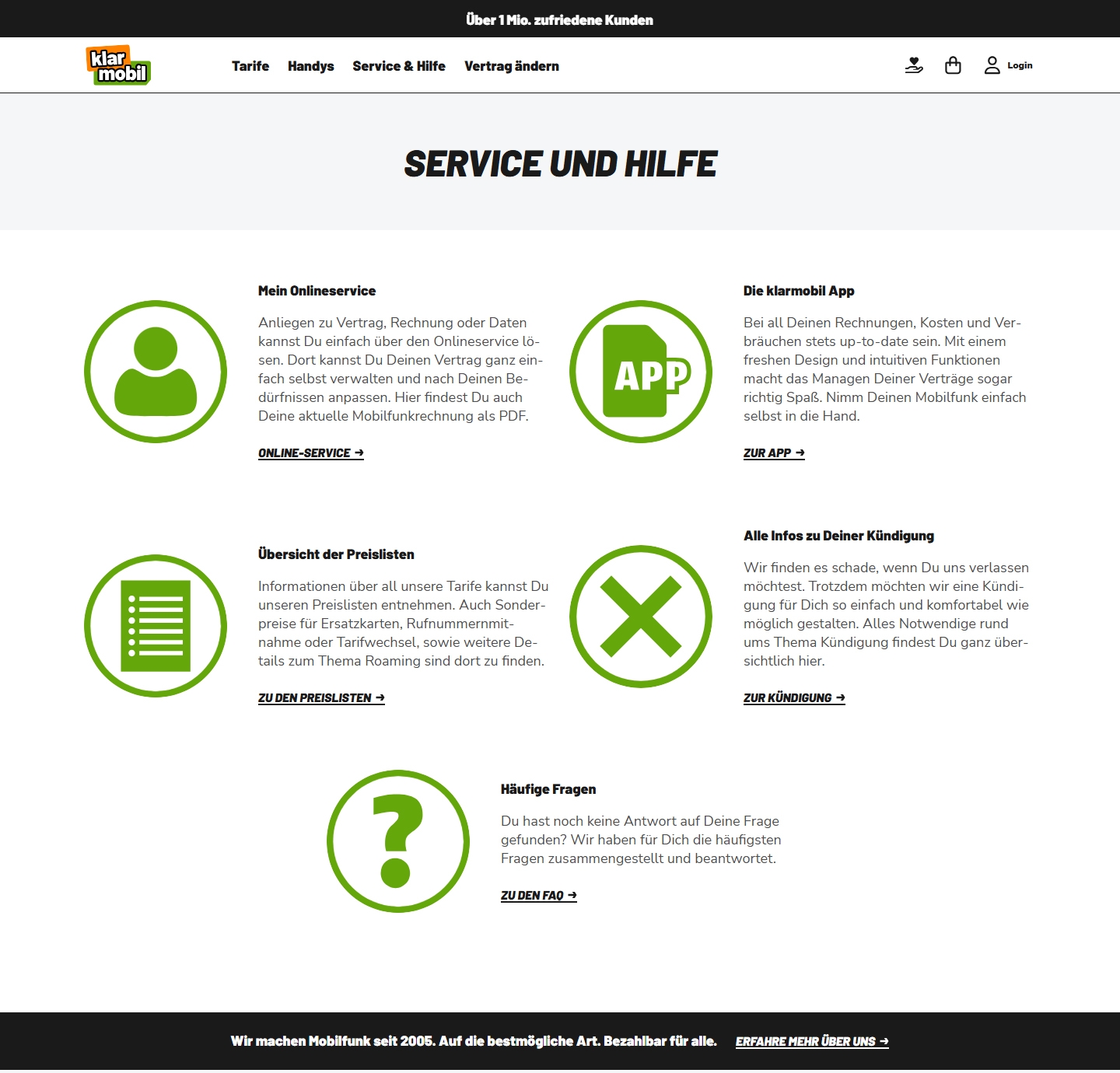 Klarmobil Kundenservice, Telefonnummer, Kontakt