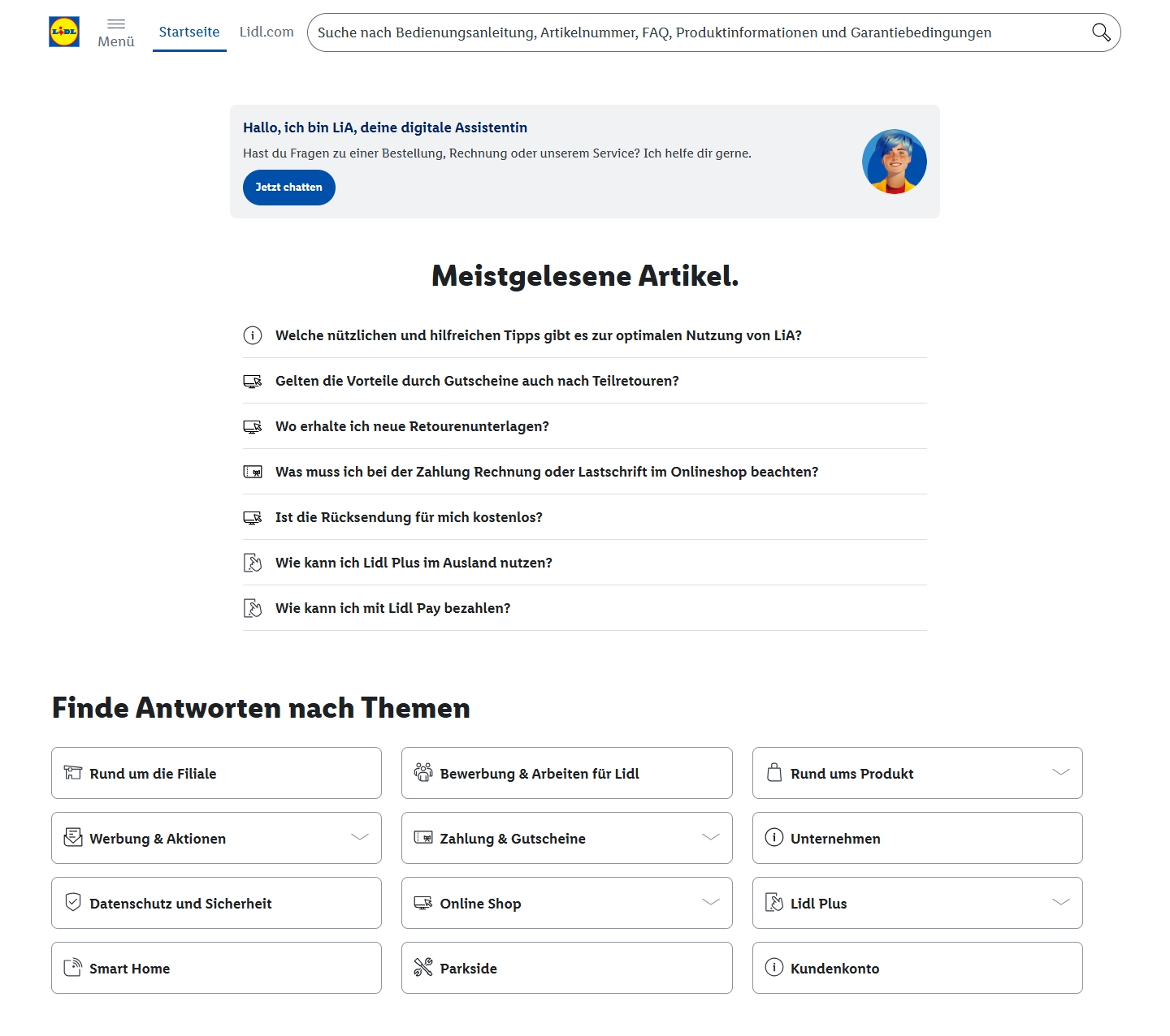 Lidl Kundenservice, Telefonnummer, Kontakt