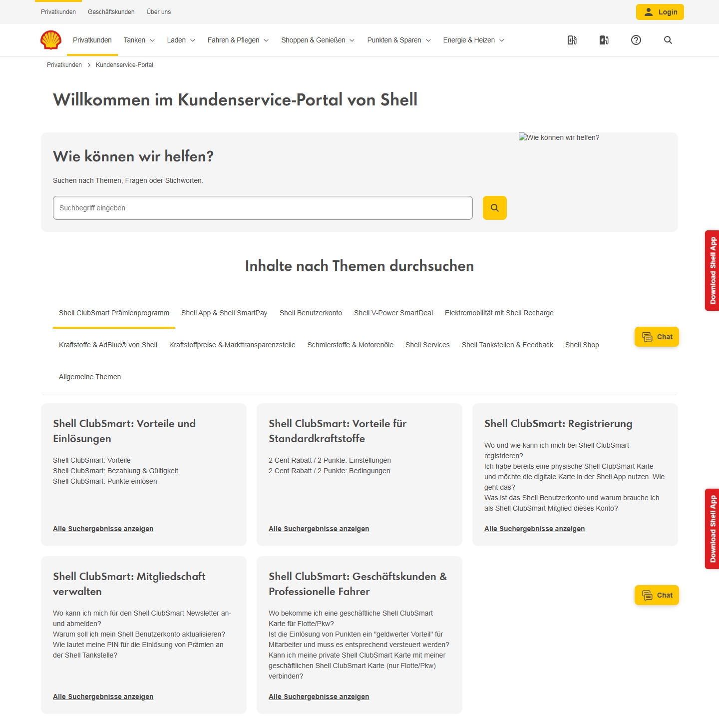 Shell Kundenservice