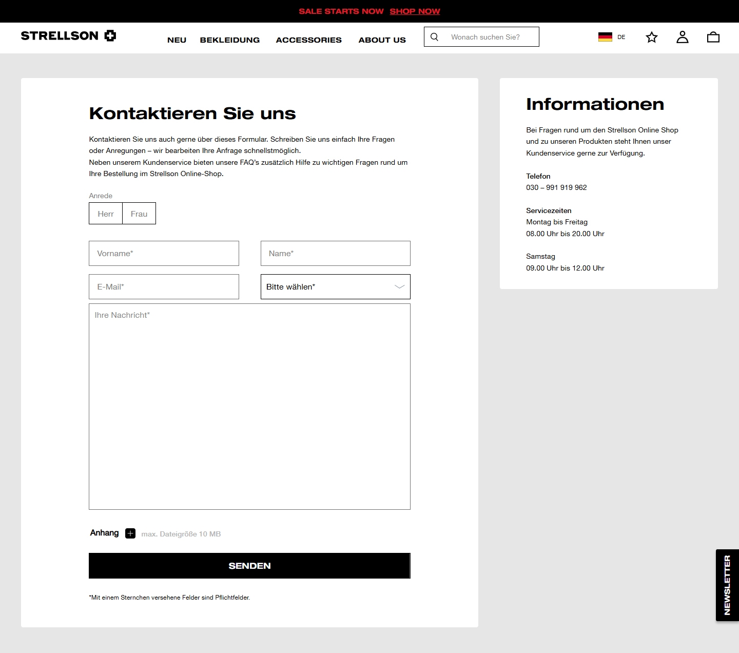 Strellson Kundenservice, Telefonnummer, Kontakt