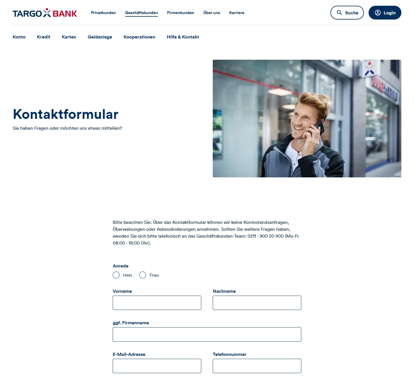 TARGOBANK Kundenservice, Telefonnummer, Kontakt
