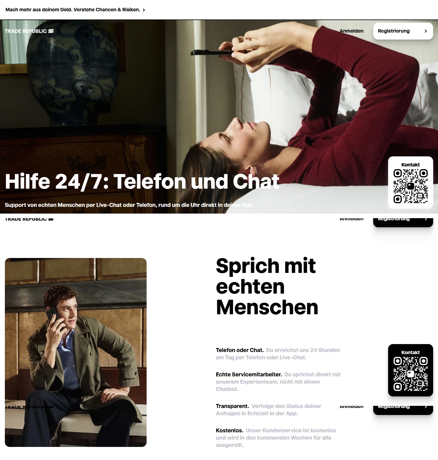 Trade Republic Kundenservice, Telefonnummer, Kontakt