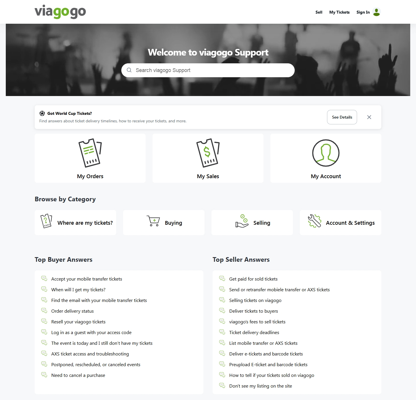 viagogo Kundenservice, Telefonnummer, Kontakt